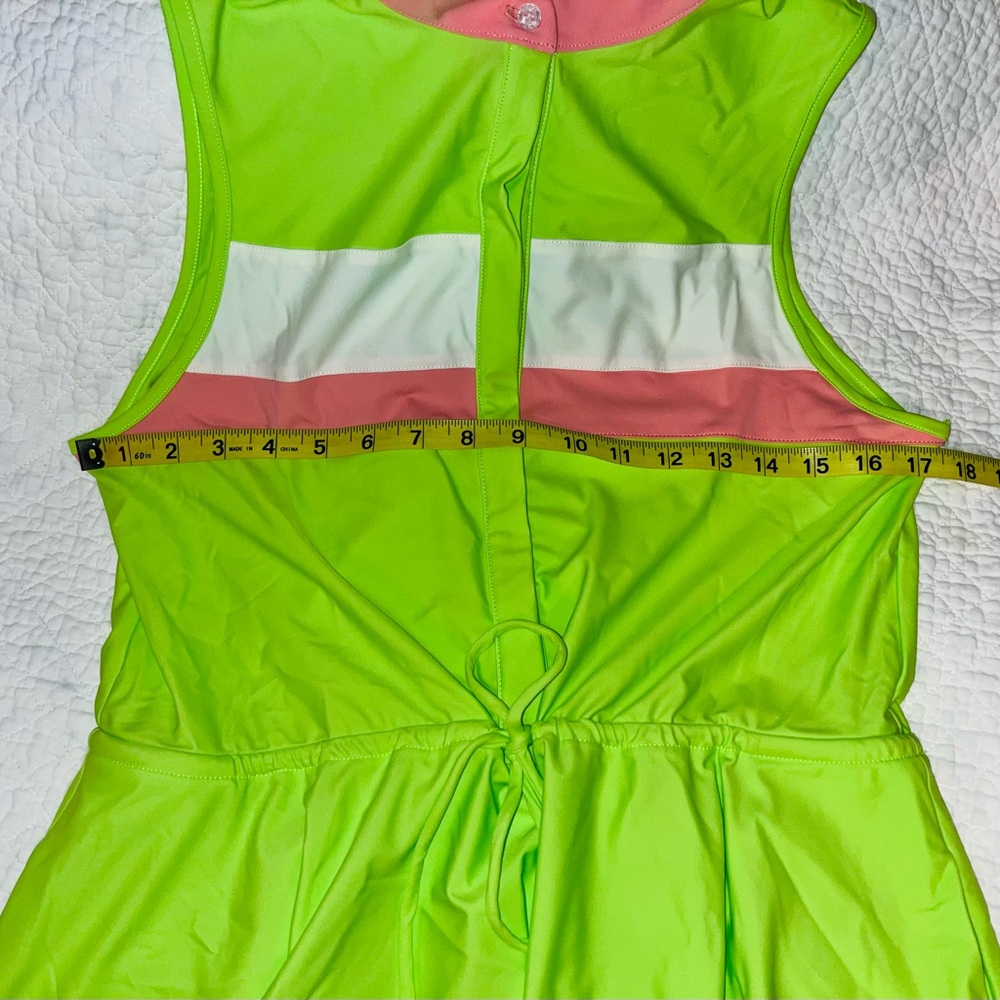 KILO TANGO Swing Golf Dress Lime:pink sz L NEW!! - Picture 7 of 10
